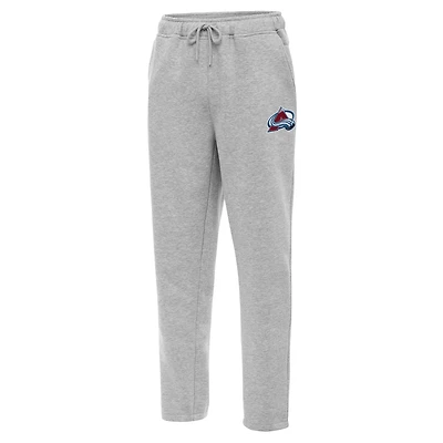 Men's Antigua  Heather Gray Colorado Avalanche Victory Sweatpants