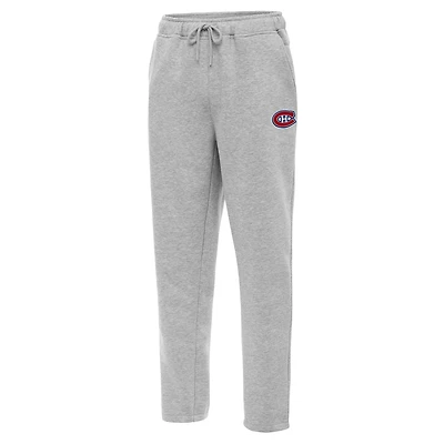 Men's Antigua  Heather Gray Montreal Canadiens Victory Sweatpants