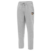 Men's Antigua  Heather Gray Pittsburgh Penguins Victory Sweatpants