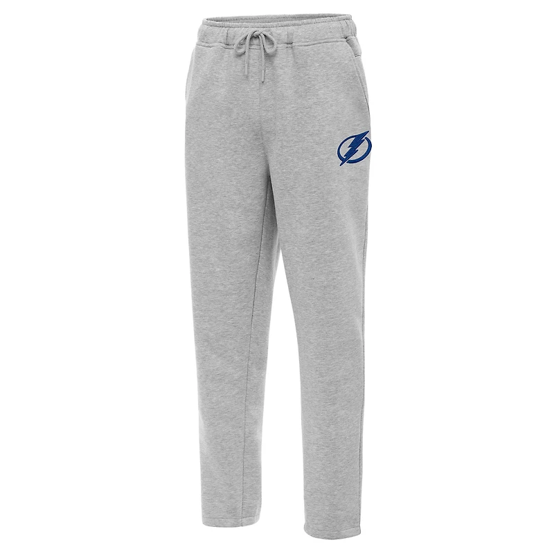 Men's Antigua  Heather Gray Tampa Bay Lightning Victory Sweatpants