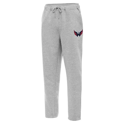 Men's Antigua  Heather Gray Washington Capitals Victory Sweatpants