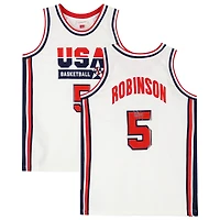 David Robinson USA Basketball Autographed White Mitchell & Ness 1992 USA Authentic Jersey