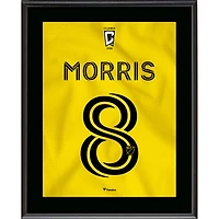 Aidan Morris Columbus Crew 10.5" x 13" Gold Standard Jersey Style Number 8 Sublimated Plaque