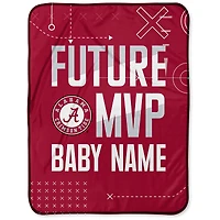 Chad & Jake Alabama Crimson Tide 30" x 40" Personalized Baby Blanket