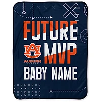 Chad & Jake Auburn Tigers 30" x 40" Personalized Baby Blanket