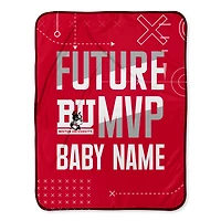 Chad & Jake Boston University 30" x 40" Personalized Baby Blanket