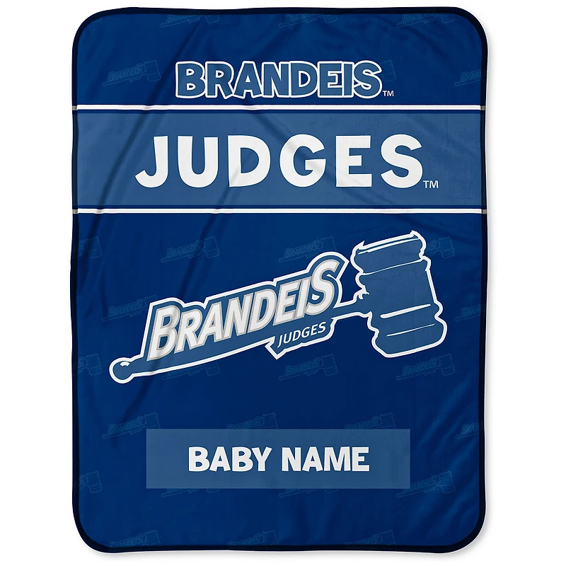 Chad & Jake Brandeis University Judges 30" x 40" Personalized Baby Blanket