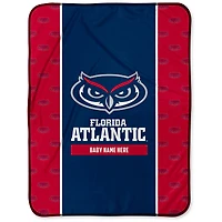 Chad & Jake Florida Atlantic Owls 30" x 40" Personalized Baby Blanket