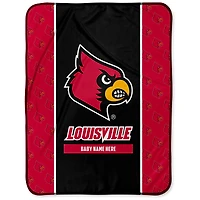 Chad & Jake Louisville Cardinals 30" x 40" Personalized Baby Blanket