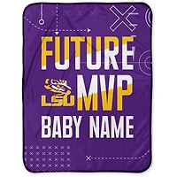 Chad & Jake LSU Tigers 30" x 40" Personalized Baby Blanket