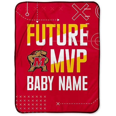 Chad & Jake Maryland Terrapins 30" x 40" Personalized Baby Blanket