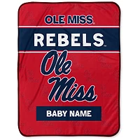 Chad & Jake Ole Miss Rebels 30" x 40" Personalized Baby Blanket