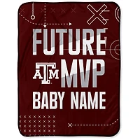 Chad & Jake Texas A&M Aggies 30" x 40" Personalized Baby Blanket