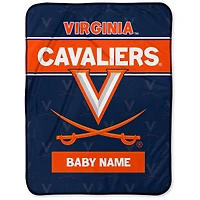Chad & Jake Virginia Cavaliers 30" x 40" Personalized Baby Blanket