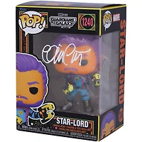 Chris Pratt Guardians of the Galaxy Volume 3 Autographed Special Edition Blacklight #1240 Funko Pop!