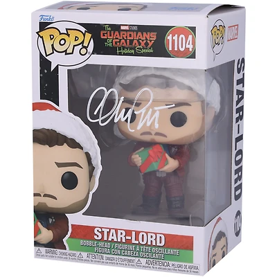 Chris Pratt Guardians of the Galaxy Autographed Holiday Special #1104 Funko Pop!