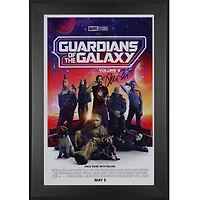 Chris Pratt Guardians of the Galaxy Volume 3 Autographed Framed 11" x 17" Movie Poster