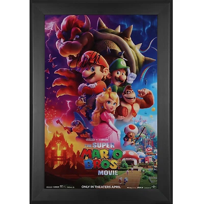 Chris Pratt Super Mario Bros. Autographed Framed 11" x 17" Movie Poster
