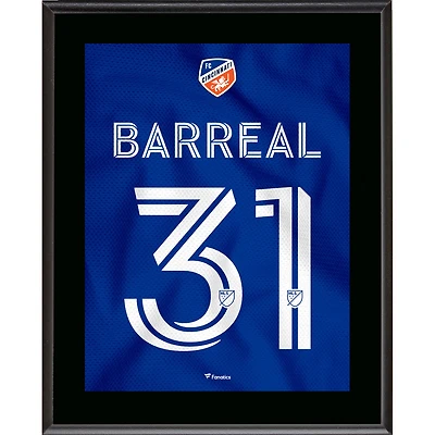 Álvaro Barreal FC Cincinnati 10.5" x 13" River Jersey Style Number 31 Sublimated Plaque