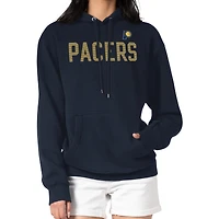 Women's G-III 4Her by Carl Banks  Navy Indiana Pacers Dot Print Pullover Hoodie
