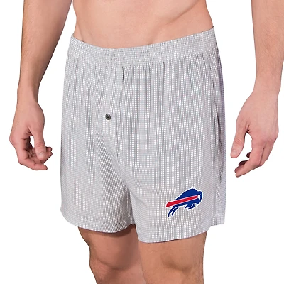 Men's Concepts Sport Gray Buffalo Bills Melody Woven Boxer