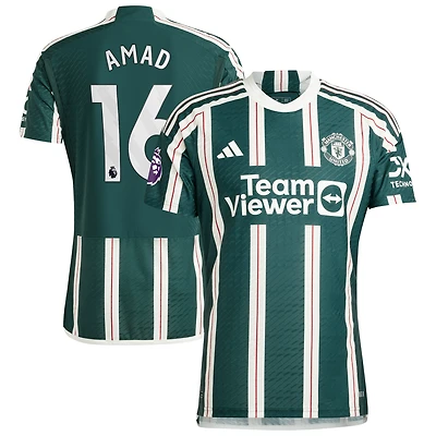 Men's adidas Amad Diallo Green Manchester United Authentic Player Jersey