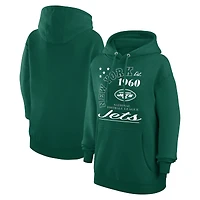 Unisex Starter  Green New York Jets Arch Team Fleece Pullover Hoodie