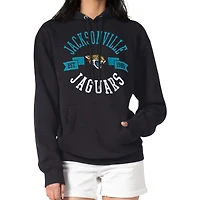 Women's G-III 4Her by Carl Banks Black Jacksonville Jaguars City Graphic Team Fleece Pullover Hoodie