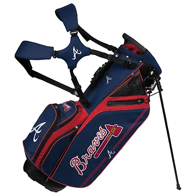 WinCraft Atlanta Braves Caddie Carry Hybrid Golf Bag