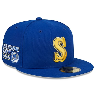 Men's New Era Royal Seattle Mariners Big League Chew Team 59FIFTY Fitted Hat