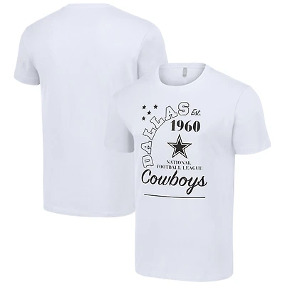 Men's Starter  White Dallas Cowboys City Arch Team T-Shirt
