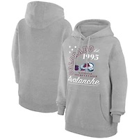 Men's Starter  Heather Gray Colorado Avalanche Arch City Team Graphic Fleece Pullover Hoodie