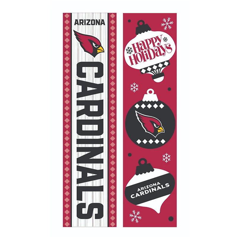 Arizona Cardinals 47" Double Sided Christmas Leaner Fan Sign