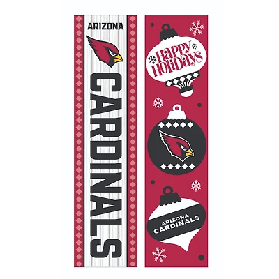 Arizona Cardinals 47" Double Sided Christmas Leaner Fan Sign