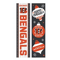 Cincinnati Bengals 47" Double Sided Christmas Leaner Fan Sign