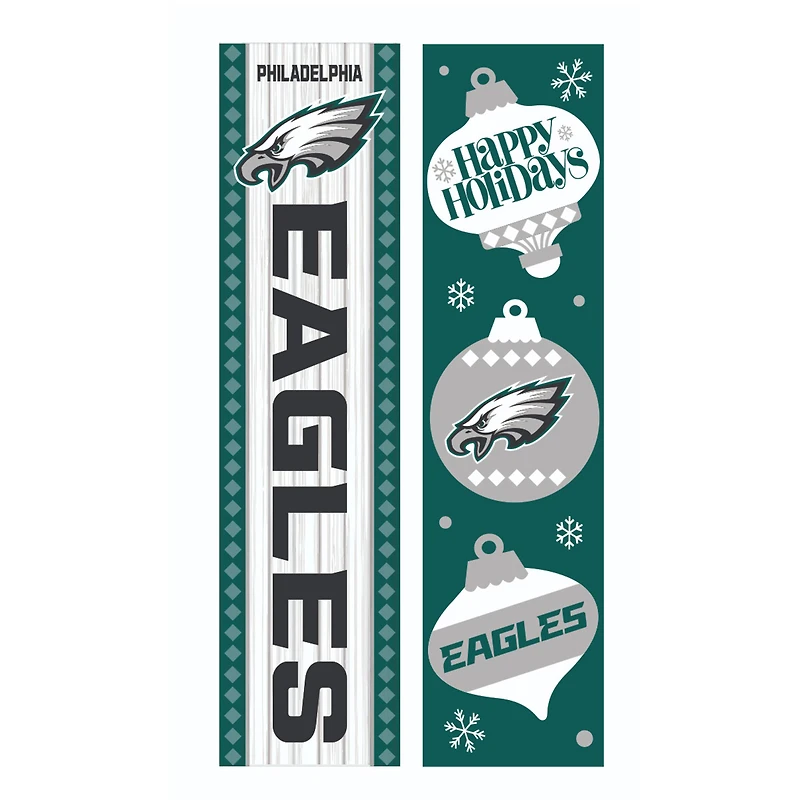 Philadelphia Eagles 47" Double Sided Christmas Leaner Fan Sign