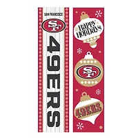 San Francisco 49ers 47" Double Sided Christmas Leaner Fan Sign
