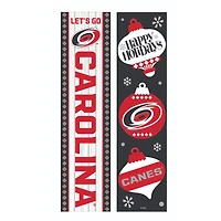 Carolina Hurricanes 47" Double Sided Christmas Leaner Fan Sign
