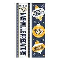 Nashville Predators 47" Double Sided Christmas Leaner Fan Sign