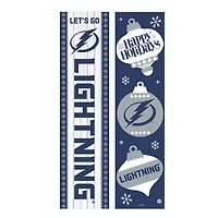 Tampa Bay Lightning 47" Double Sided Christmas Leaner Fan Sign