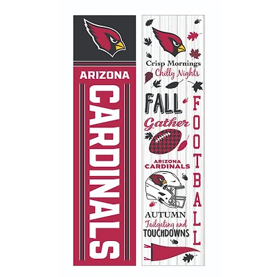 Arizona Cardinals 47" Double Sided Fall Leaner Fan Sign