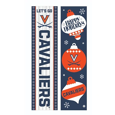 Virginia Cavaliers 47" Double Sided Christmas Leaner Fan Sign