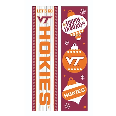 Virginia Tech Hokies 47" Double Sided Christmas Leaner Fan Sign