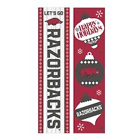 Arkansas Razorbacks 47" Double Sided Christmas Leaner Fan Sign