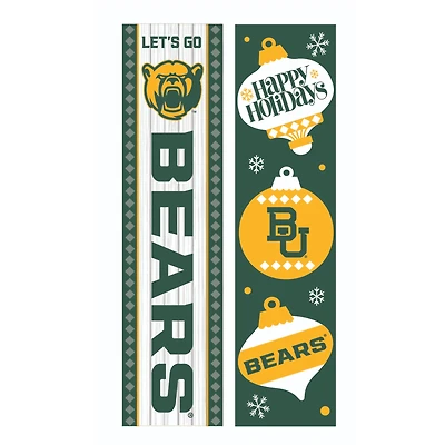 Baylor Bears 47" Double Sided Christmas Leaner Fan Sign