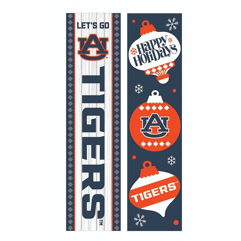 Auburn Tigers 47" Double Sided Christmas Leaner Fan Sign