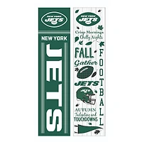New York Jets 47" Double Sided Fall Leaner Fan Sign