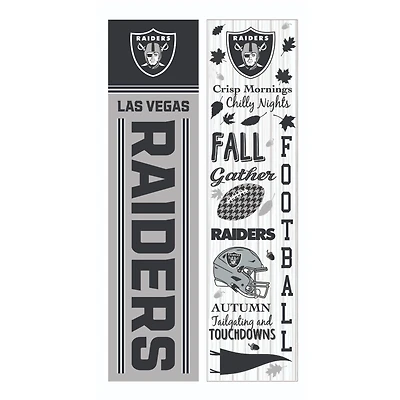 Las Vegas Raiders 47" Double Sided Fall Leaner Fan Sign