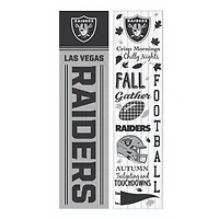 Las Vegas Raiders 47" Double Sided Fall Leaner Fan Sign