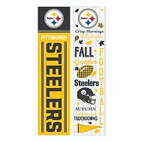 Pittsburgh Steelers 47" Double Sided Fall Leaner Fan Sign